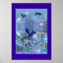 Pesquisar por pássaros da fantasia artes pôsteres Azul
