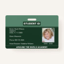 Pesquisar por estudante crachás Identificação