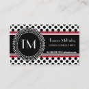 Pesquisar por polkadot cartao de visita Elegante