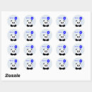 Pesquisar por panda azul adesivos Bonito