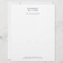 Pesquisar por azul marinho papel timbrado Minimalista
