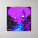 Pesquisar por elefantes impressão de canvas Vibrante