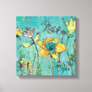 Pesquisar por amarelo e branco impressão de canvas Flores brancas