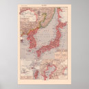 Pesquisar por mapa japão pósteres pôsteres Vintage