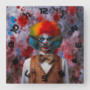 Pesquisar por palhaço relogios de parede Assustador