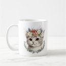 Pesquisar por gatos florais canecas For pets