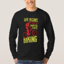 Pesquisar por a vida começa aos 50 camisetas Bicicleta