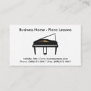 Pesquisar por lições do teclado cartao de visita Música