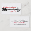 Pesquisar por bondade cartao de visita Atos aleatórios de gentileza