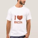 Pesquisar por eu amo bacon camisetas Porco