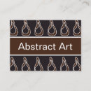 Pesquisar por arte abstrata cartao de visita For her