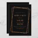 Pesquisar por preto do ouro casamento convites Colheita