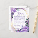 Pesquisar por cor lavanda cartoes postais For her