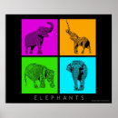 Pesquisar por elefantes coloridos pôsteres Rosa