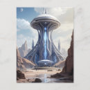 Pesquisar por arte futurista cartoes postais Ficção científica