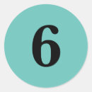 Pesquisar por números 6 adesivos Seis
