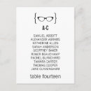 Pesquisar por geeks cartoes postais Óculos