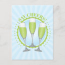 Pesquisar por champanhe cartoes postais Verde