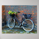 Pesquisar por bicicleta com das flores pôsteres Europa