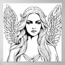 Pesquisar por arte do anjo artes pôsteres Preto e branco
