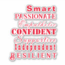 Pesquisar por mulher elegante adesivos Simples