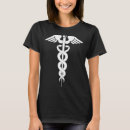 Pesquisar por símbolo médico caduceus camisetas Remédio