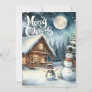 Pesquisar por pintura do natal cartoes Boneco de neve