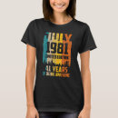 Pesquisar por aniversario 41 anos femininas camisetas Julho