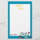 Pesquisar por números papel de carta Hooray para peixes