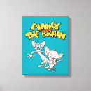 Pesquisar por cérebro impressão de canvas Desenho animado wb