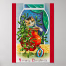 Pesquisar por gatos na noite artes pôsteres Gatinho
