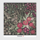 Pesquisar por fundo do vermelho das flores adesivos Vermelha