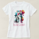 Pesquisar por gato com óculos de sol camisetas Gatos
