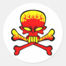 Pesquisar por ossos cruzados adesivos Engraçado