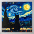 Pesquisar por silhueta gato pôsteres Noite