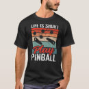 Pesquisar por retro pinball camisetas Máquina