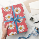 Pesquisar por flores vermelhas papel de presente Margarida