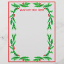 Pesquisar por vermelho e verde papel timbrado Xmas