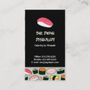 Pesquisar por comida japonesa cartao de visita Japonês