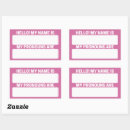 Pesquisar por nametag adesivos Rosa