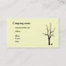 Pesquisar por silhueta da árvore cartao de visita Elegante