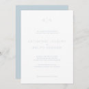 Pesquisar por duelo convites Azul empoeirado