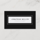 Pesquisar por quadro preto e branco cartao de visita Minimalista