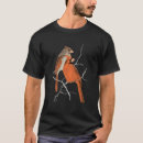 Pesquisar por cardeal fêmea camisetas Pássaro vermelho