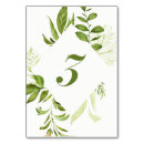 Pesquisar por número 3 cartoes de mesa Tipografia