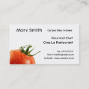 Pesquisar por comida gourmet de cartao de visita Cozinheiro chefe