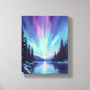 Pesquisar por aurora boreal impressão de canvas Colorido