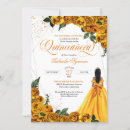 Pesquisar por vestido amarelo convites Quinceañera
