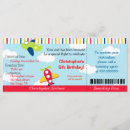 Pesquisar por avião passagem convites Crianças