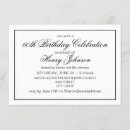 Pesquisar por branco preto aniversário convites Chic